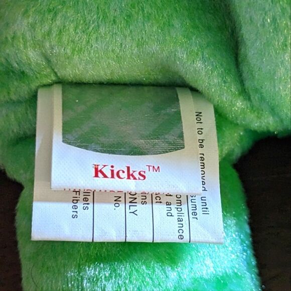 $5 Item! 1999 Ty Kicks the Bear Beanie Baby - Picture 2 of 10